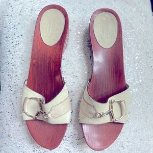 Vintage Gucci Horsebit Clog Sandals
